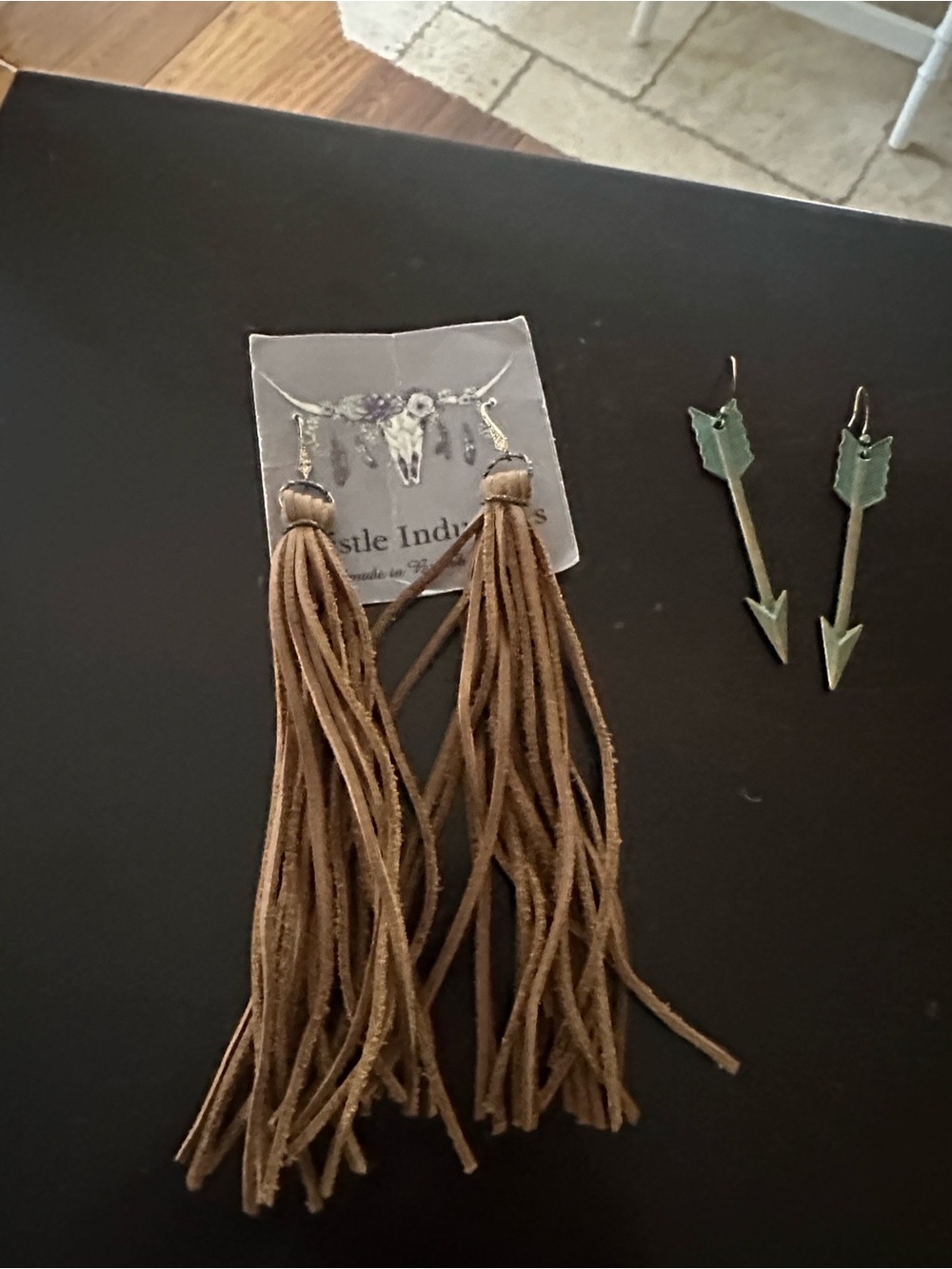 Set of cowgirl boho earrings